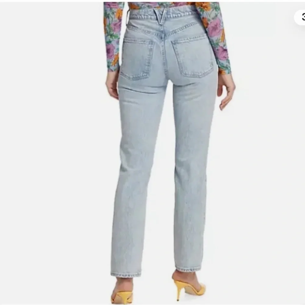 NWT Veronica Beard Alenah High Waist Slim Straight Leg Jeans 24 - Picture 2 of 9